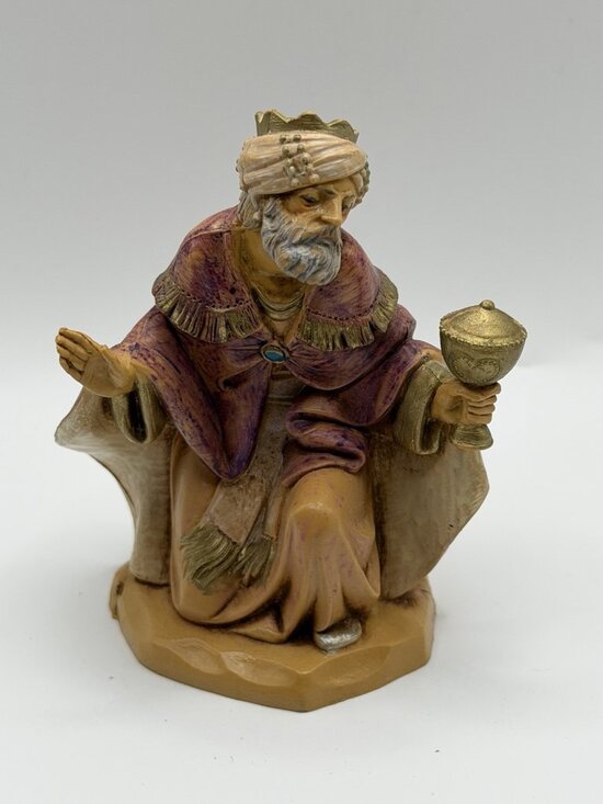 Fontanini Other - Fontanini‎ 5” Kneeling King Wiseman GASPAR Nativity Depose Italy 1992